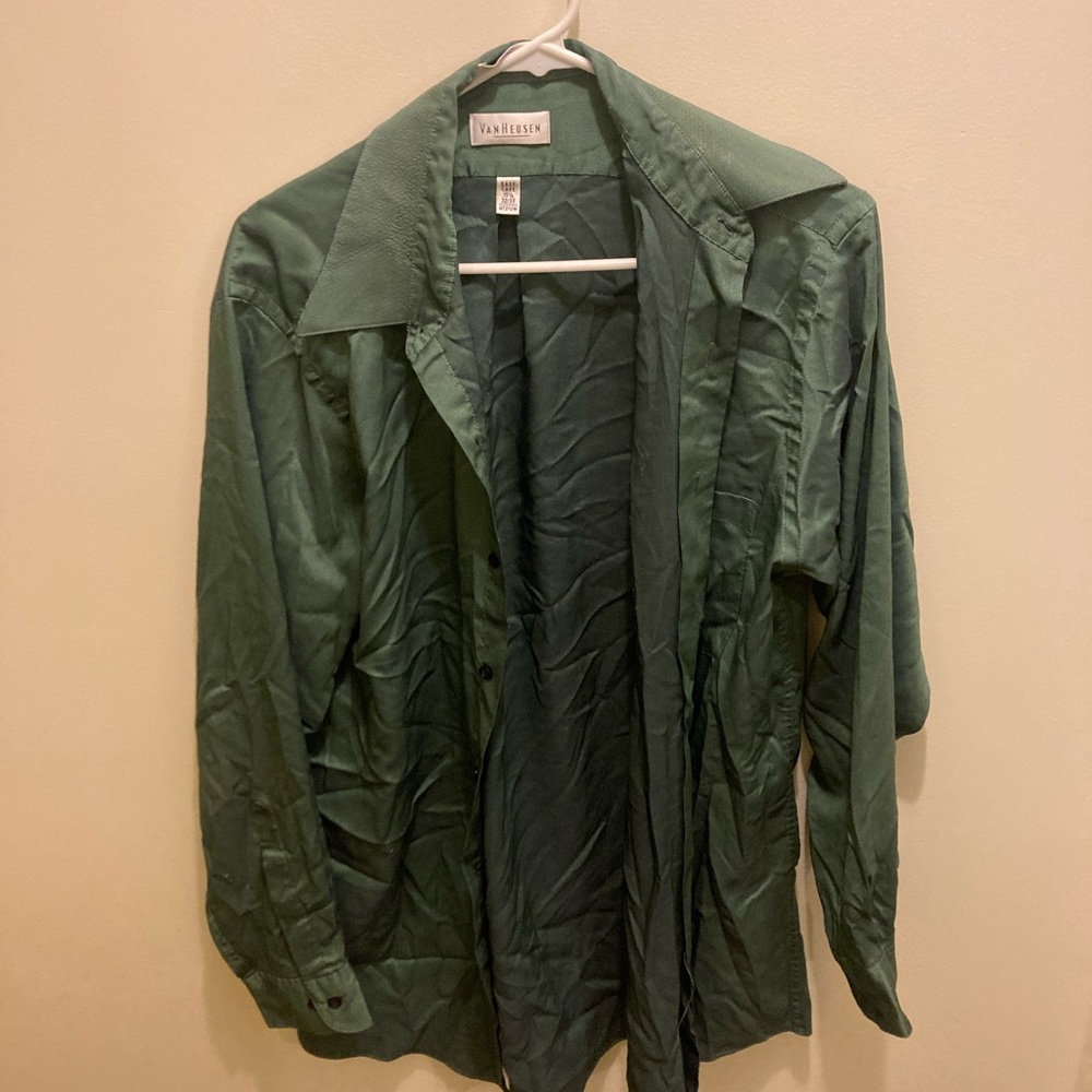 Van Heusen Sage Green Dress Shirt